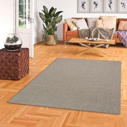 Teppich Bentzon Flachgewebe Grau Blau in 24 Größen