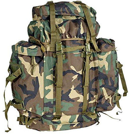 A. Blöchel Grand Bundeswehr Montagne Randonnée Marche Sac à Dos 80+20 litres différentes Couleurs - Woodland