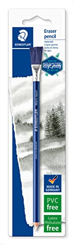 STAEDTLER Mars 526 61 - Lápiz borrador con pincel, Azul (12 unidades)