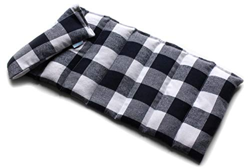 Microwavable Heating Pad (Black Plaid)