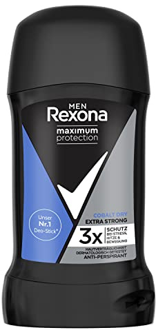 Rexona Men Maximum Protection Anti-Transpirant Deo Stick Cobalt Dry Deodorant mit 3x Schutz gegen starkes Schwitzen und Körpergeruch 50 ml 1 Stück