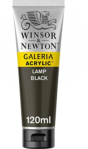 Winsor & Newton 120ml Galeria Acrylic Paint - Lamp Black