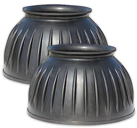 Professional's Choice Pull On Rubber Bell Boots | Black | X-Large