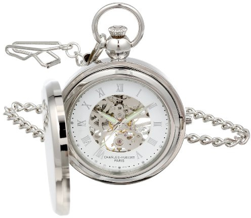 Charles Hubert 3850 Mechanical Picture Frame Pocket Watch
