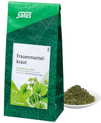 Salus - Frauenmantelkraut Tee - 1x 50 g Beutel - lose - Arzneitee - Alchemillae herba - pflanzliches Magen-Darm-Mittel bei leichten Durchfallerkrankungen - bio