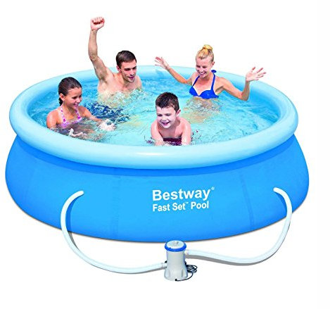 Bestway - Piscina Rotonda autoportante, Diametro: 244 cm, Altezza: 66 cm