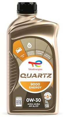 Total Quartz Energy 9000 Huile Moteur 0 W-30, 1 l