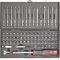 TOOLCRAFT HT02183 820952 Bit-Set 75teilig Schlitz, Innen-Sechskant, Clutch, Tri-Wing, TORQ, Innen-Vielzahn (XZN), Kreuz