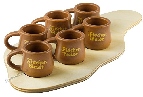 Fischergeist Keramikkrug Set (Keramikkrug, Löschpfanne, Servierbrett)