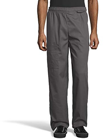 Uncommon Threads Unisex Cargo Chef Pant,Slate,Small