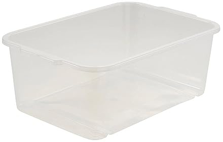 keeeper Wännchen 30x20 cm, Polypropylen, 4,5 l, Wilma, Natur/Transparent