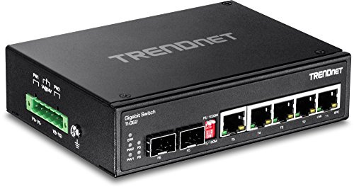 Trendnet TI-G62 6-Port Hardened Industrial Gigabit DIN-Rail Network Switch