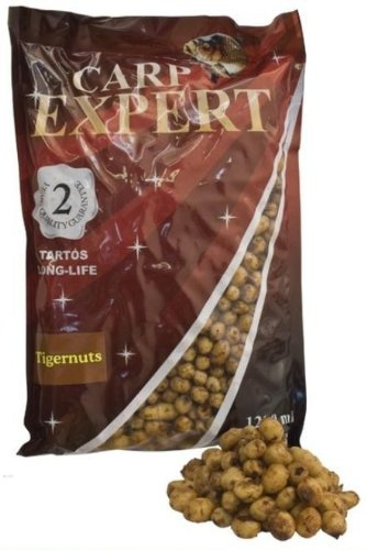 Carp Expert Tigernuss Vorgekocht 800g Angelköder Angelfutter Fertigpartikel Fertig Partikel
