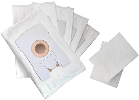 FSProdukte 10 Staubsaugerbeutel mit 2 Motorschutzfiltern kompatibel mit Vorwerk Kobold VT 265 270 300 VT265 VT270 VT300 aus Vlies mit HEPA-filter-Ersatzschicht