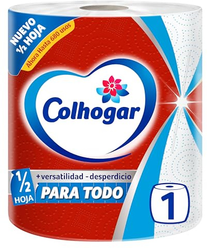 Papel Cocina Jumbo COLHOGAR Paratodo con Media hoja, paquete 1 rollo