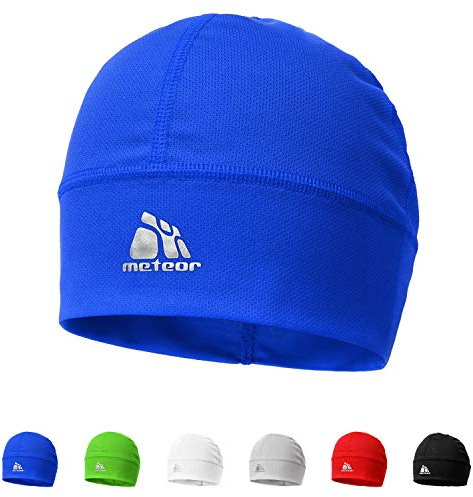 meteor Mütze unter Helm für Damen und Herren – Winddichte Skull Cap für Joggen Fahrradhelm Skifahren Snowboard