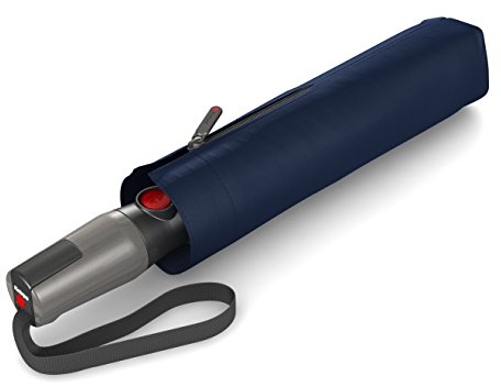 Knirps Taschenschirm T.400 Duomatic Uni – Auf-Zu-Automatik – Sturmfest – Windproof – Dunkleblau