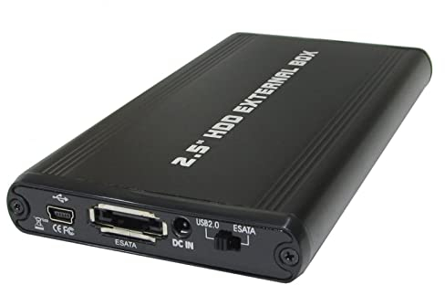 eSATA and USB 2.0 Combo Enclosure for IDE & SATA 2.5 Hard Drive
