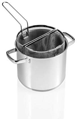 BRANDANI PASTAIOLA MAMMAMIA INOX 2 CESTELLI PENTOLA CM 24