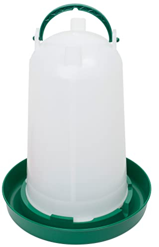 Geflügeltränke 3 Liter, Hühnertränke, Stülptränke, Geflügel-Stülptränke, Kükentränke, Wachteltränke mit Bajonettverschluss und Aufhängung
