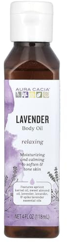 Body Oil, Lavender, 4 fl oz (118 ml), Aura Cacia