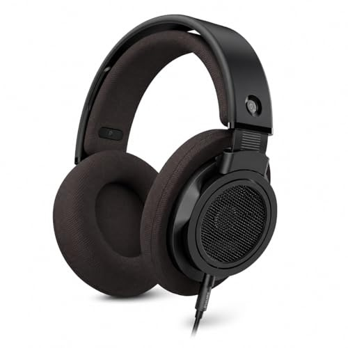 PHILIPS Open-Back Stereo Headphones, 50mm Neodymium Drivers, Hi-Fi Studio Monitor Headphones with Wide Soundstage, Over-Ear Audiophile Professional Grade, for Music, Podcasts & Home Listening