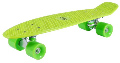 HUDORA Skateboard Retro - Mini Skateboard - Für Kinder, Jugendliche und Erwachsene - Mehrfarbig