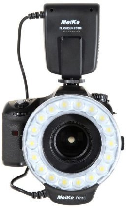 Flash de Anillo Macro para cámaras réflex Olympus