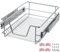 tectake® Teleskopschublade, ausziehbare Schublade, Teleskopregal nachrüsten, Schublade Unterschrank Küche, Regal Küche, Schubladen Organizer Büro, Badezimmerunterschrank - passend für 40cm