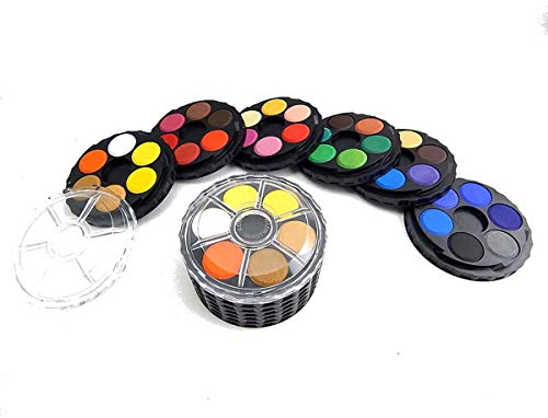 Koh-I-Noor Tuschkasten Aquarellfarben 6 Etagen 36 Näpfe