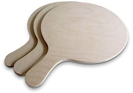 Planche à pizza - Forme ronde, jolie et pratique - Plusieurs tailles disponibles-, Bois, Medium
