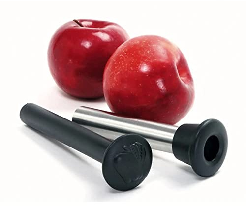 Norpro Stainless Steel Apple Corer with Plunger, 10 IN, Silver