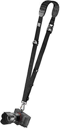BLACKRAPID Cross Shot Camera Sling Comfortable & Adjustable Cross-Body Strap with Rubber Non-Slip Grip Shoulder Pad for DSLR, SLR & Mirrorless Cameras