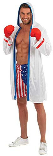 Fun Shack Boxer Kostüm Herren, Sport Kostüm Herren, Boxerin, Karneval, Fasching & Mottopartys - L