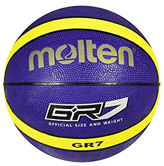molten Palla da basket, Viola (lila/gelb), 7