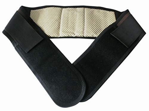 Nature Therapy Magnetic Heat Waist Belt/Brace for Lower Back Pain Relief Therapy Support (Medium)