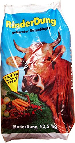 Rinderdung 25kg Rind Rinderkacke Kuhmist Scheiße Rinderscheiße Mist Dünger