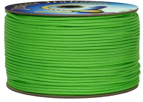 Corderie Italiane 006037538 Cordino Colorato Hobby, Verde Flu, 3 mm, 90 mt