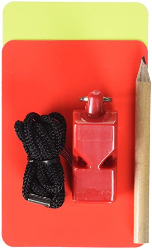 Softee Equipment 0004013, Set Arbitro Sencillo, Multicolor (Red/Yellow/Black), S