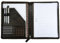 Pride and Soul 30106 Schreibmappe A4 mit Karo-Futter, Ledermappe im Vintage Look, Mappe mit 3 Stiftschlaufen, 5 Visitenkartenfächern und Netzfach, Aktenmappe aus echtem Leder, Aktentasche, Braun