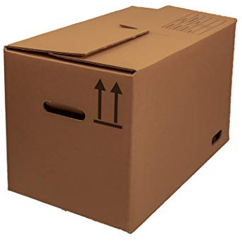 Umzugskarton XXL Außenmaß 650 x 350 x 370 mm doppelwellig 2.40 BC bis 40 kg 10 Stück