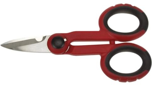 Toolland Ciseaux multifonctions, acier inoxydable, prise douce, pour câbles, tissu, tapis, cuir & carton, 160 mm