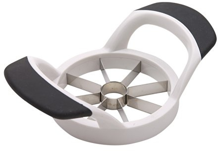 Dexam Affettatrice per Mele e Cuneo, Acciaio Inox, Bianco