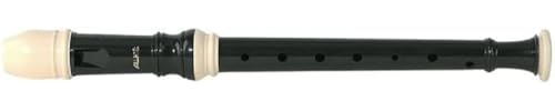 Aulos C-Soprano Recorder Alouete Mod.102N, Flute (German fingering, complete with bag, wiper and fingering chart, synthetic resin), Dark brown