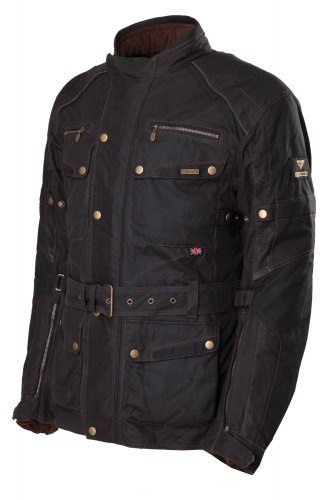 Modeka Glasgow Wachsjacke, schwarz, 5XL