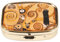 Fridolin Pillendöschen Gustav Klimt - Lebensbaum aus Metall, Größe ca. 5,7 x 4,6 x 1,9 cm