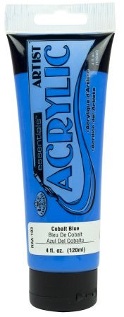 Royal Brush RAA-103 Acrylic Essentials Acrylic Paint 4oz-Cobalt Blue
