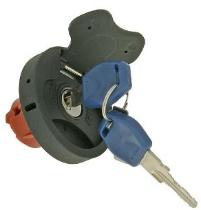 Vicma Motorrad-Tankdeckel abschließbar für Peugeot Jetforce 50 C-Tech, Edelstahl, Silber