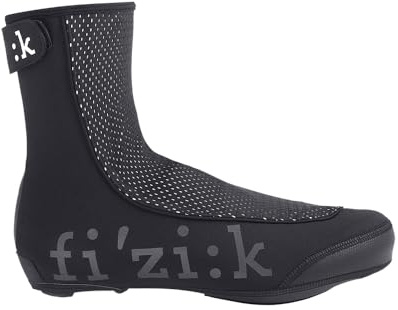 Fizik Winter Toe Cover,Waterproof Winter Road Cycling Toe Cover, Black, XS-S (36-40)