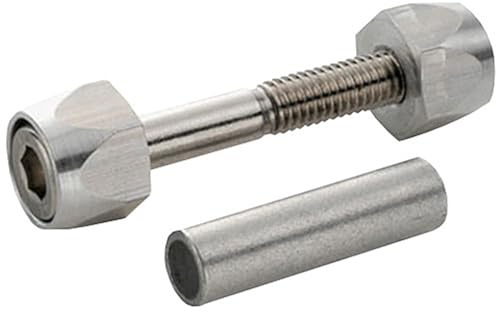 Fix-Nippel Sattelklemmbolzen-03421039 Sattelklemmbolzen Silber M6 x 45 mm